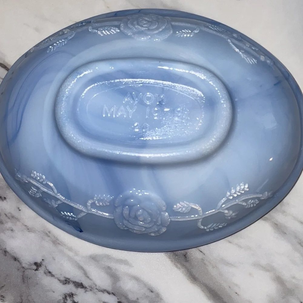 Vintage 1978 Avon soap dish pitcher set